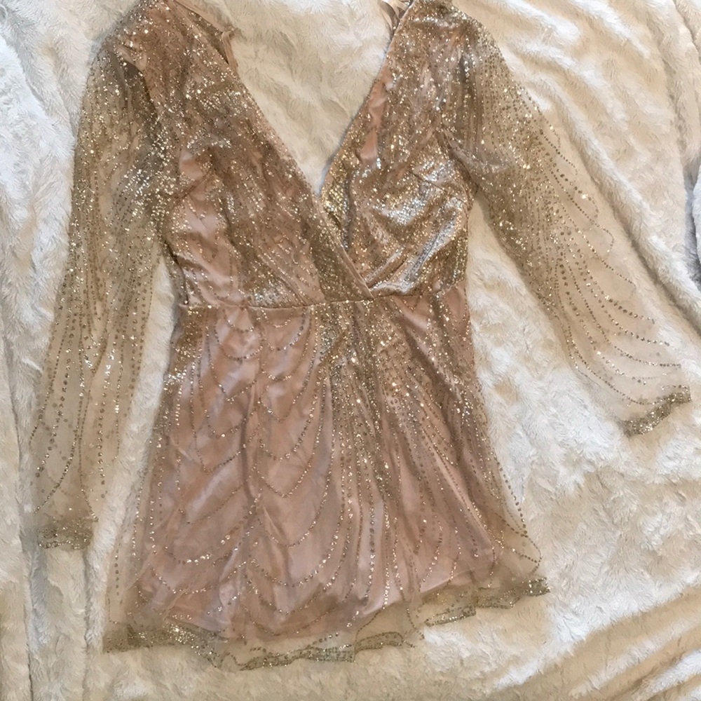 Gold dress!